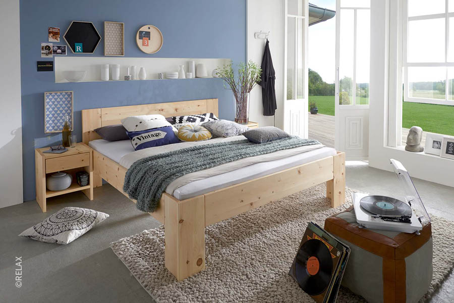 Schlafsystem RELAX 2000 Bettgestell aus Zirbenholz Schlafberatung die schlafdesigner Hamburg